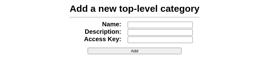 add category