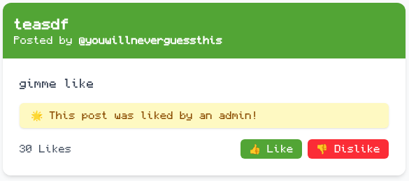admin liked